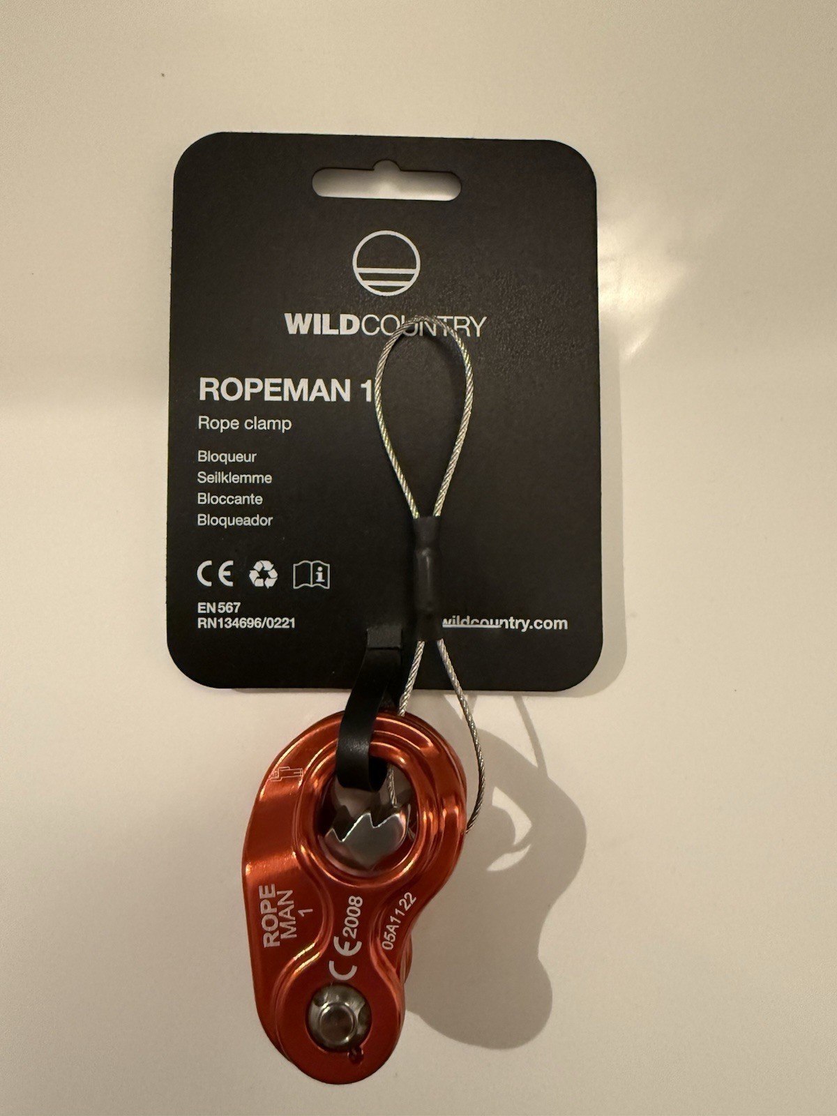 Abrazadera de cuerda Wild Country Ropeman 1