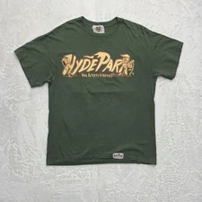 You Aren't Invited Shirt Mens Large Green Hyde Park Graphic T-Shirt Streetwear