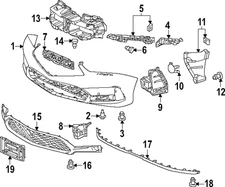 Genuine Acura Air Deflector 71341-3S5-A00