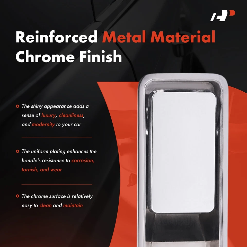 Manija de puerta interior cromada delantera derecha A-Premium para cosechadora internacional Foto 4 de 4