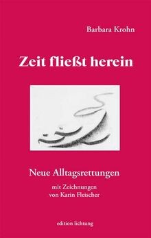 Zeit fließt herein: Neue Alltagsrettungen von Krohn... | Buch | Zustand sehr gut