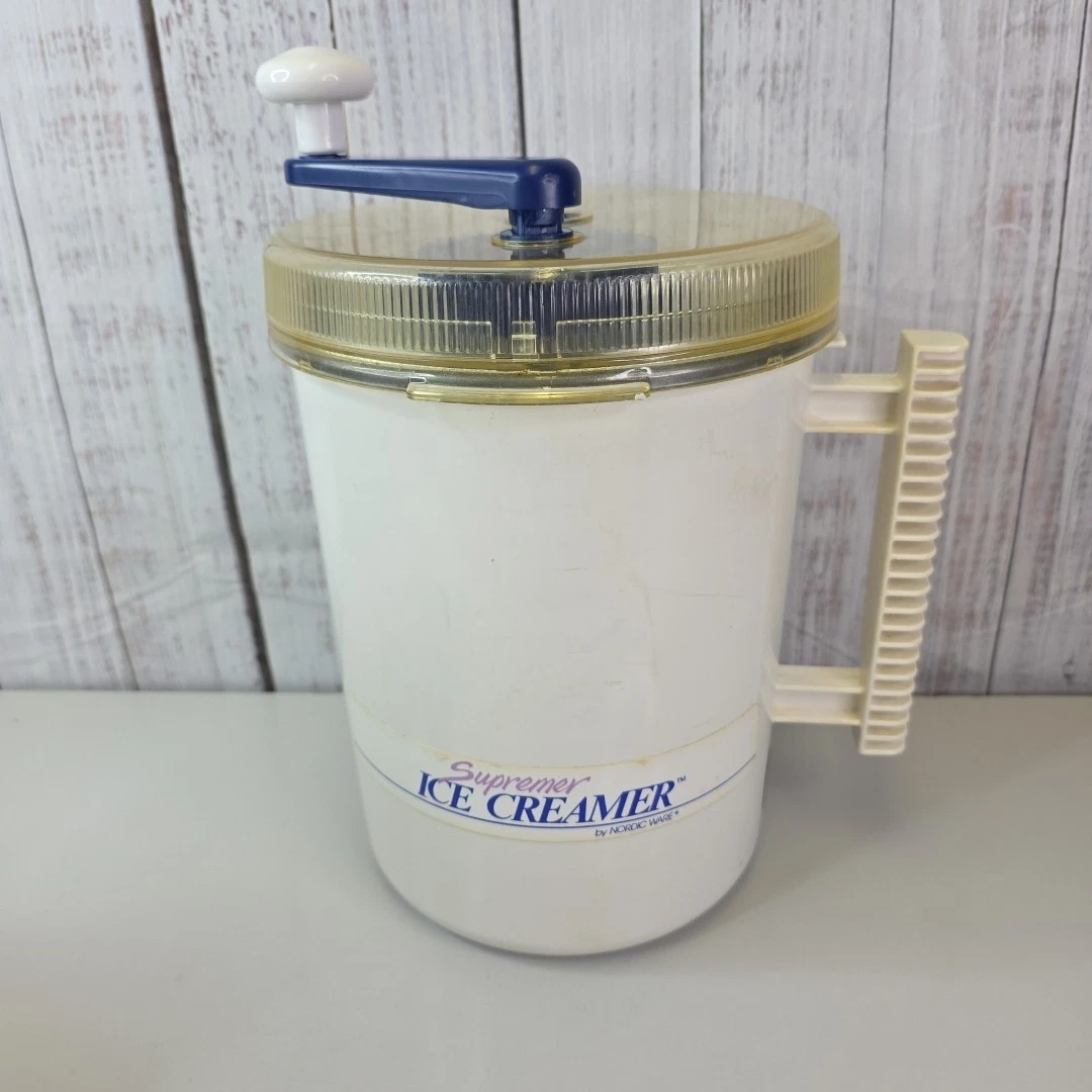 Nordic Ware Supremer Ice Creamer Hand Crank Ice Cream Maker 1.5 Quart Vintage
Opens in a new window