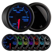 Glowshift Tinted 7 Color 260f Transmission Temp Gauge Kit 2-116 52mm