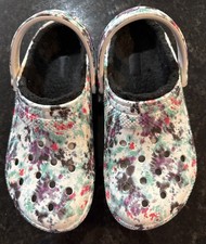 Crocs Classic Lined Tie Dye M6/W8 Slip On Clog Shoes 206341