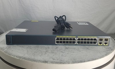 Cisco CATALYST 2960 PoE-24 WS-C2960-24PC-L V07 Ethernet Switch 24-Port