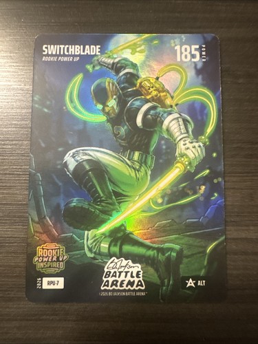 Bo Jackson Battle Arena 2026 NSCC N26 Switchblade RPU-7 ALT Card Travis Hunter