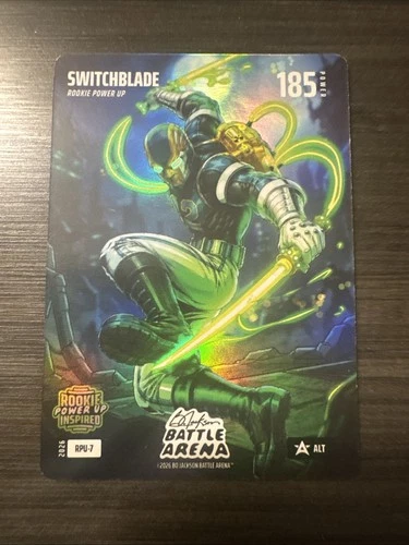 Bo Jackson Battle Arena 2026 NSCC N26 Switchblade RPU-7 ALT Card Travis Hunter