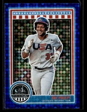 2025 Panini Stars and Stripes USA Baseball #79 Tre Phelps Blue #/149 card