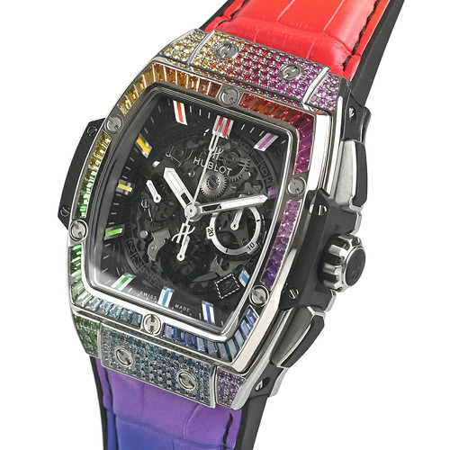 HUBLOT Spirit of Big Bang Titanium Rainbow 641.NX.0117.LR.0999 Men's Watch