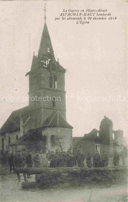 Aspach Aspach-le-Haut Oberaspach Thann 68 Haut-Rhin La Guerre en Haute Alsace pa