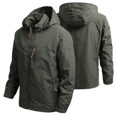Herren Softshell-Windjacke | Atmungsaktive, wasserdichte Wind- & Regenaußenjacke