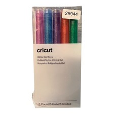 Cricut Glitter Gel Pen Set 5/Pkg-Brights