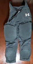 Under Armour Youth Small Black Padded Football Pants