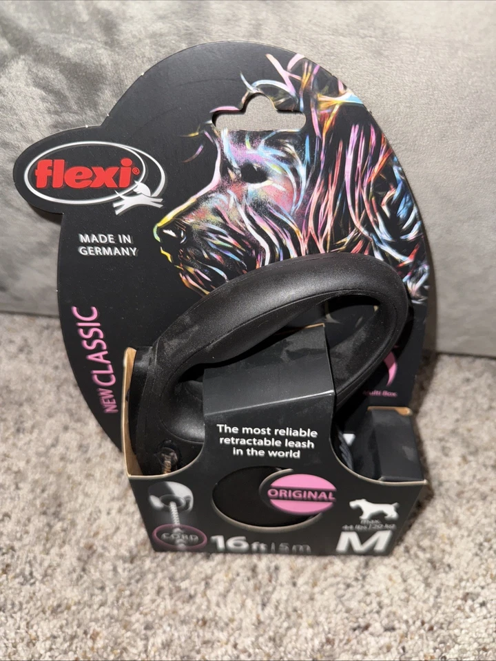 Flexi New Classic 16 ft Retractable Dog Leash Cord Size Medium 44 lbs 20 kg max - Image 4 of 4