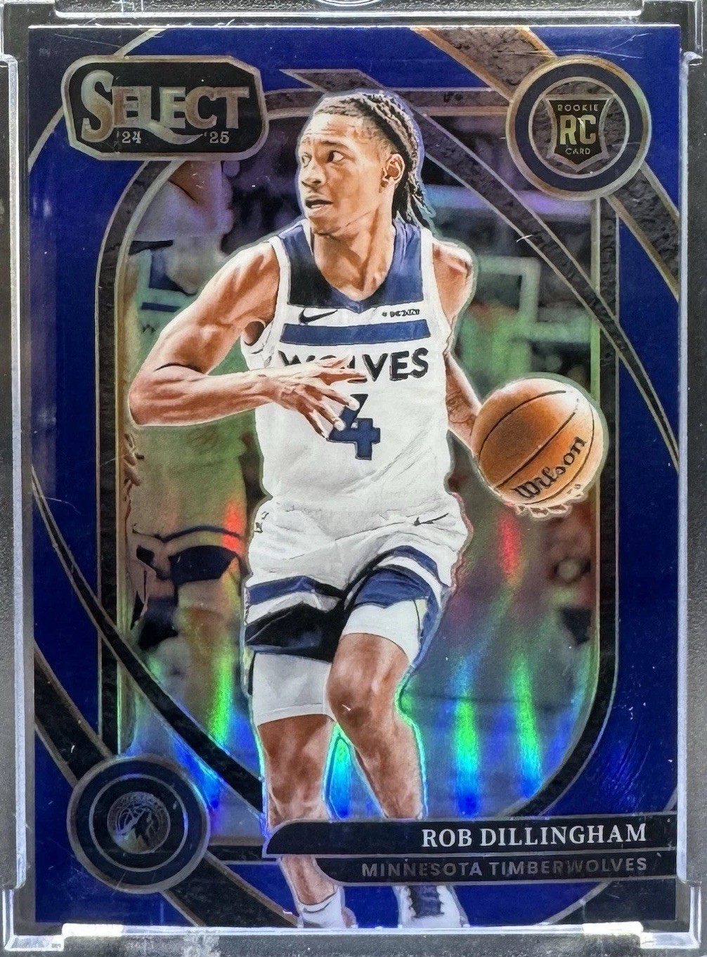 2024-25 Panini Select - Courtside Robert Dillingham #288 Blue Prizm (RC)