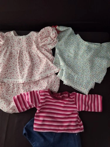 Vintage Bundle Of Clothes Made For Cabbage Patch Dolls. 3 Sets Total