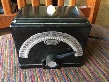 Vtg Bakelite FRANZ Electric Metronome Model LM- FB-4 Black Lights Up/ Works