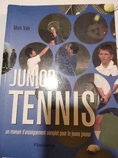 Livre Tennis " junior tennis "le manuel d'ensei complet pour le jeune joueur 