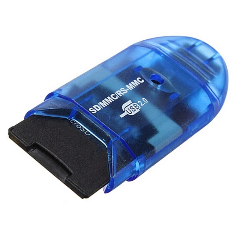 200x USB 2.0 Reader for SD HC SDHC Adaptor Memory Card Writer Adapter Portable - Image 3 of 4