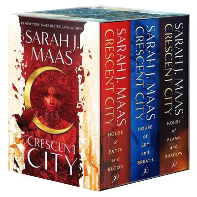 Crescent City Series by Sarah J Maas 3Books Hardback Complete