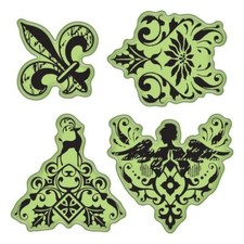 Inkadinkado Stamping Gear Cling Stamps, Holiday Giftwrap