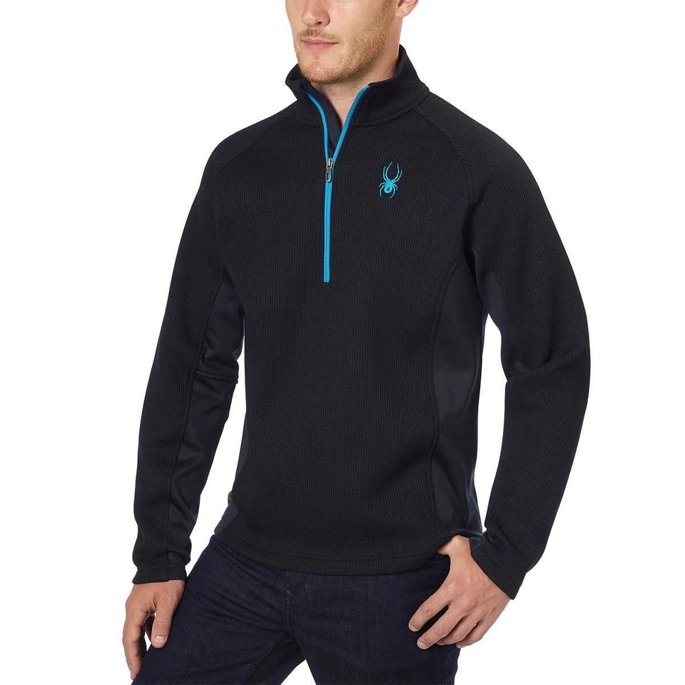 SPYDER Men's Outbound 1/2 Half Zip Midweight Core Sweater | I43 - Image 2 of 4