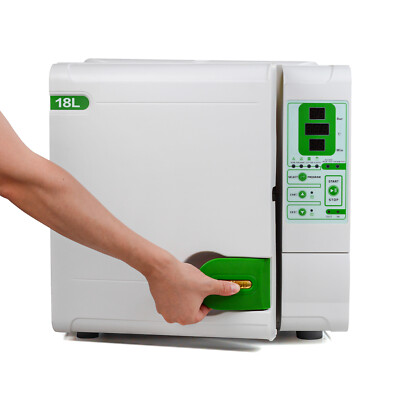 Getidy 18L Dental Medical Pre-vacuum Steam Autoclave Sterilizer Class B JY-18 US