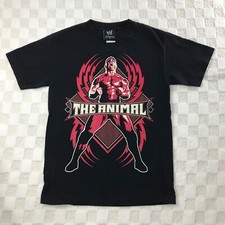 Vintage WWE Batista Shirt Men Small Black The Animal Double-Sided 2007 Wrestling