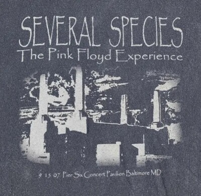 The Pink Floyd Experience Shirt Mens Medium Several Species Baltimore Adult A31