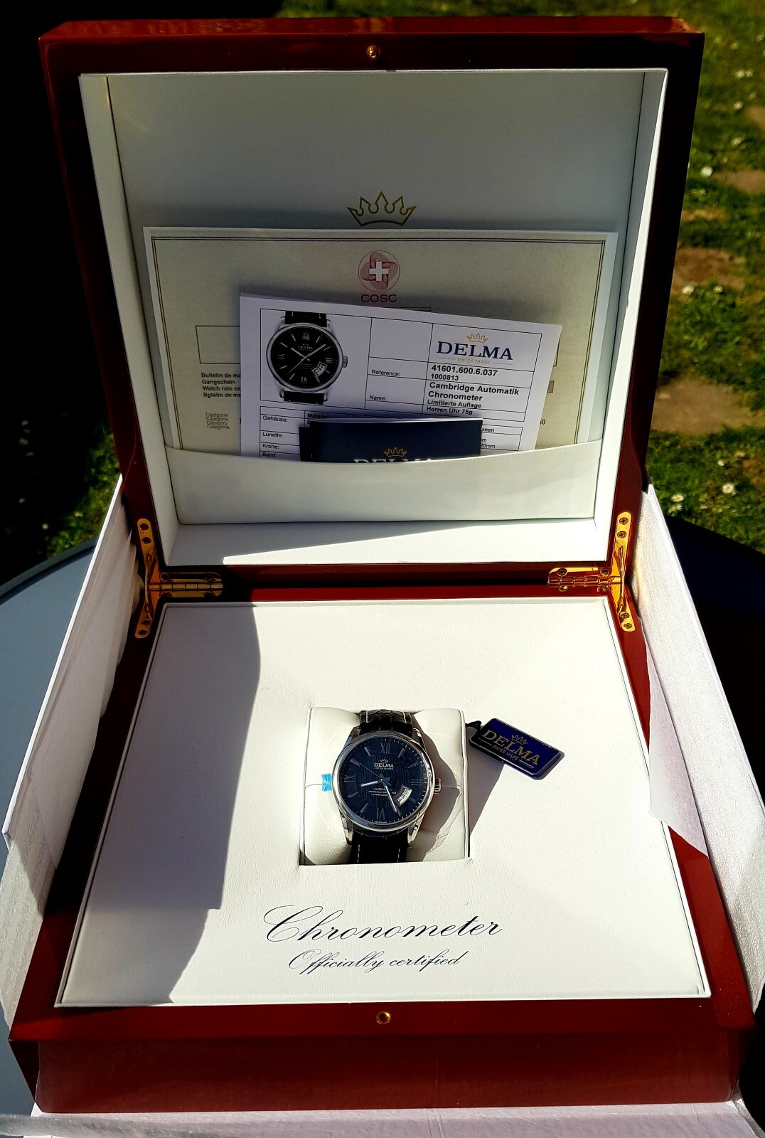 delma cambridge chronometer