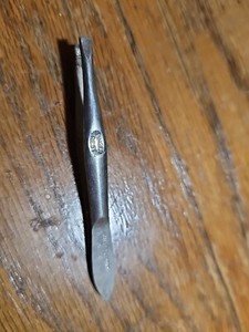 Vintage Millers Forge Tweezers. #852.  Finger Rest