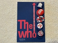 The WHO Button Set of 5 MCA Records Ultimate Collection  FREE SHIPPING