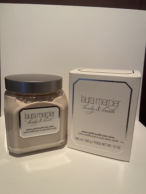laura mercier Ambre Vanille Souffle Body Creme, 12 OZ / 300 ml
