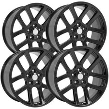 Set Of 4 Oe Wheels Dg51 22x10 5x5.5 25mm Gloss Black Wheels Rims 22 Inch Set Of 4 Oe Wheels Dg51 22x10 5x5.5 25mm Gloss Black Wheels Rims 22 Inch