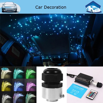 Car Truck Parts Car 16w Rgbw Led Fiber Optic Star Ceiling Lights