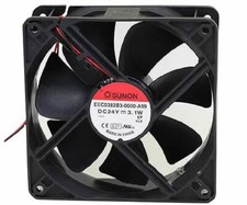 SUNON EEC0382B3-0000-A99 12038 DC24V 3.1W 12CM 2-Wire Inverter Cooling Fan