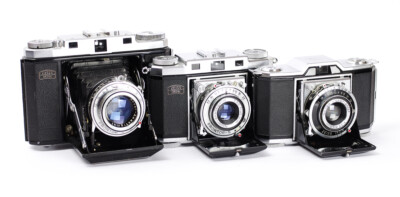 3x Zeiss Ikon Ikonta 524/16 Rangefinder Contina and Ikonta 522/24