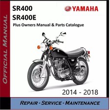 Yamaha SR400 SR400E Workshop Service Repair Manual 2014 - 2018 on USB