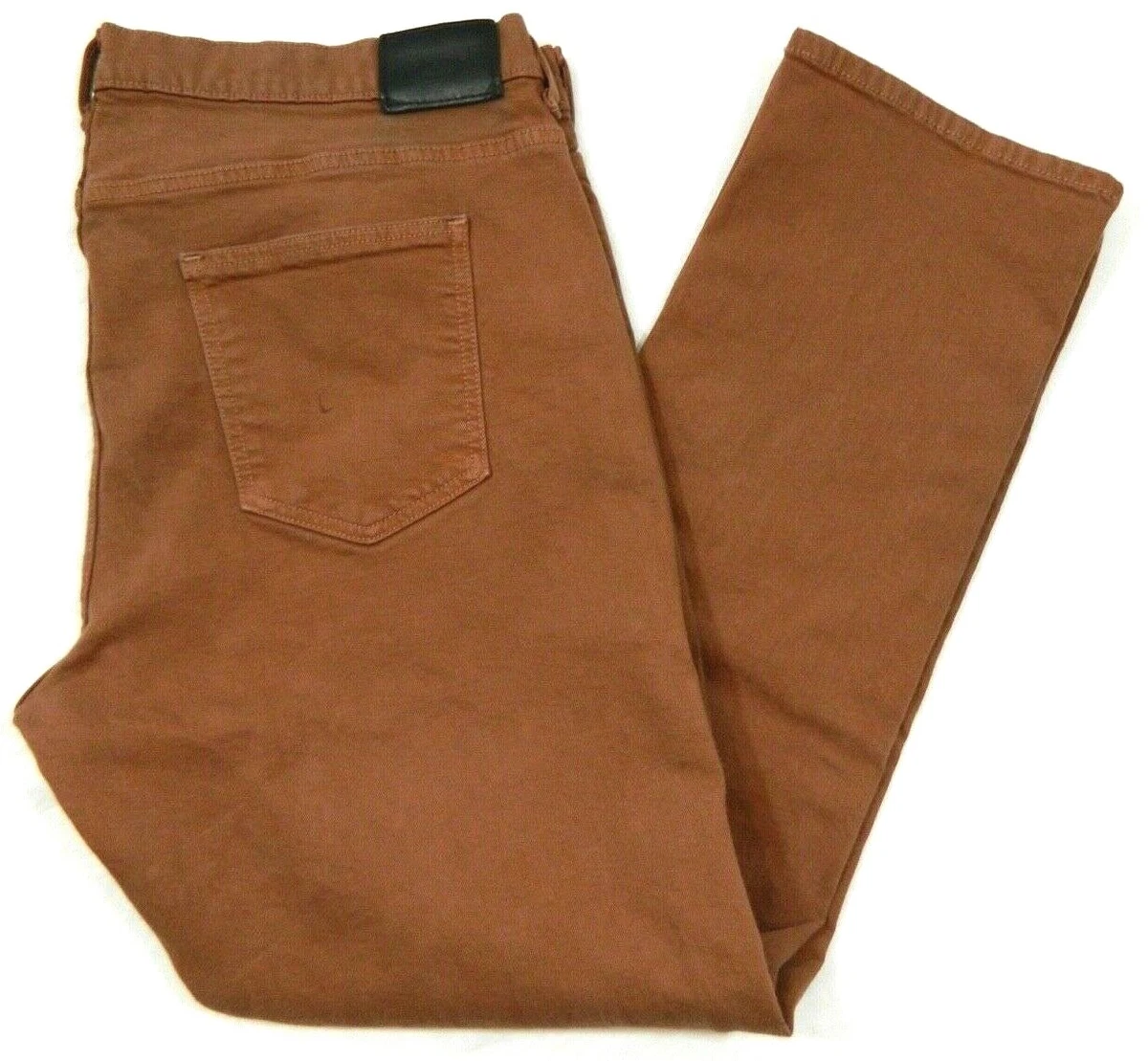 Alesbury Red Ale Brown Creek Trail Slim Stretch Denim Jeans measured Fit 39x31