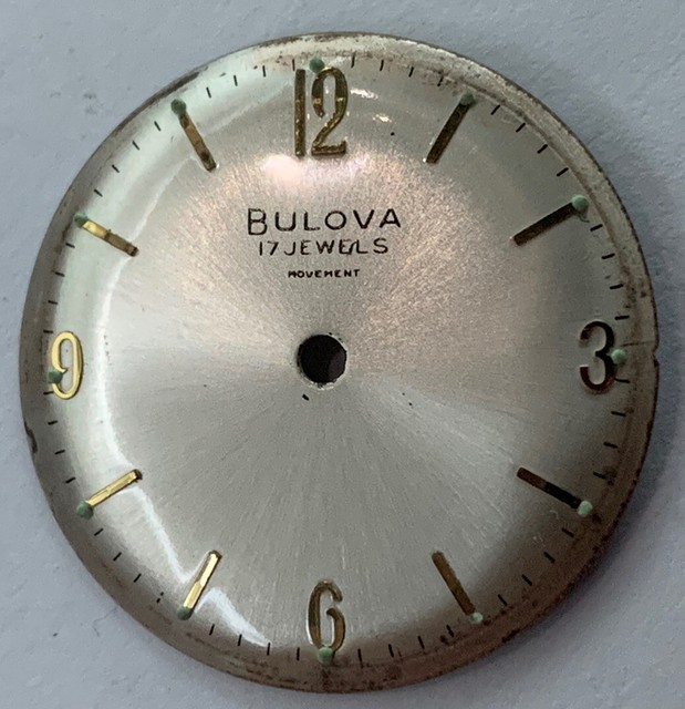 Bulova Vintage Mens Watch Dial Made In Germany eBay