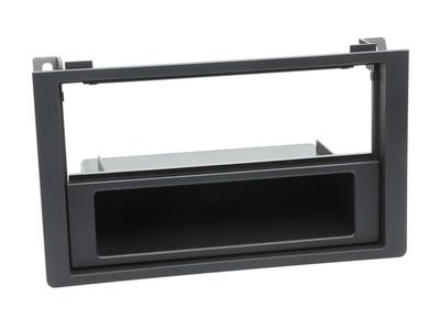 Saab 9.3 YS3F Facelift Radioblende 2-DIN schwarz mit Ablagefach ab 2007-2012