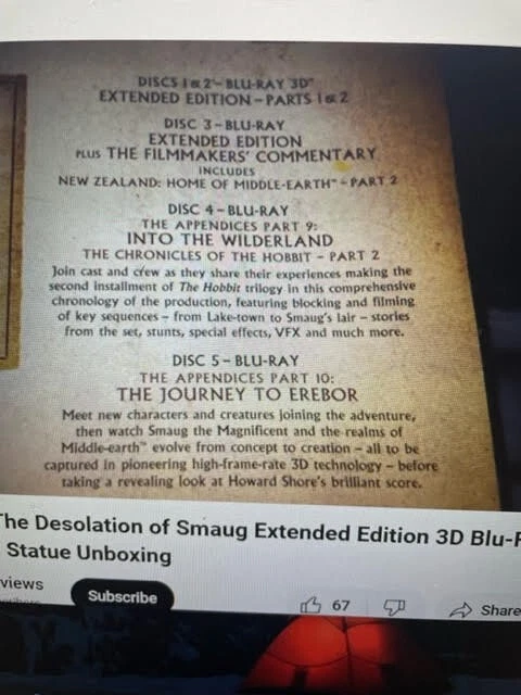 WETA The Desolation Of Smaug... extended edition - Image 3 of 4