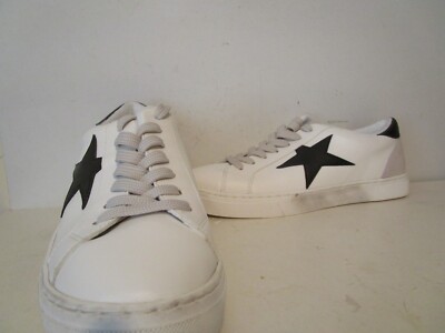 Steve Madden Womens Rezume Distressed Look Fashion Sneakers Black Multi  Size