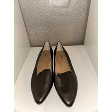 VanEli  Dark Bronze Metallic  Leather  Loafers  9M  NWOB