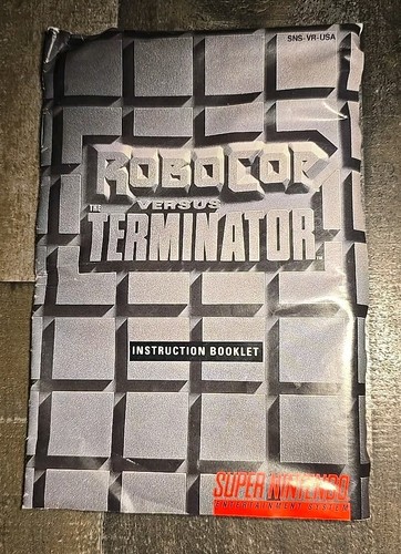 RoboCop vs. The Terminator Super Nintendo SNES CIB komplett - Bild 15 von 22