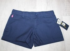 Polo Ralph Lauren Girls Stretch Cotton Chino Shorts Navy Size 6
