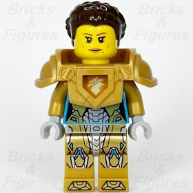 LEGO&reg; Nexo Knights Queen Halbert Minifigure Pearl Gold Armour 70349 nex066