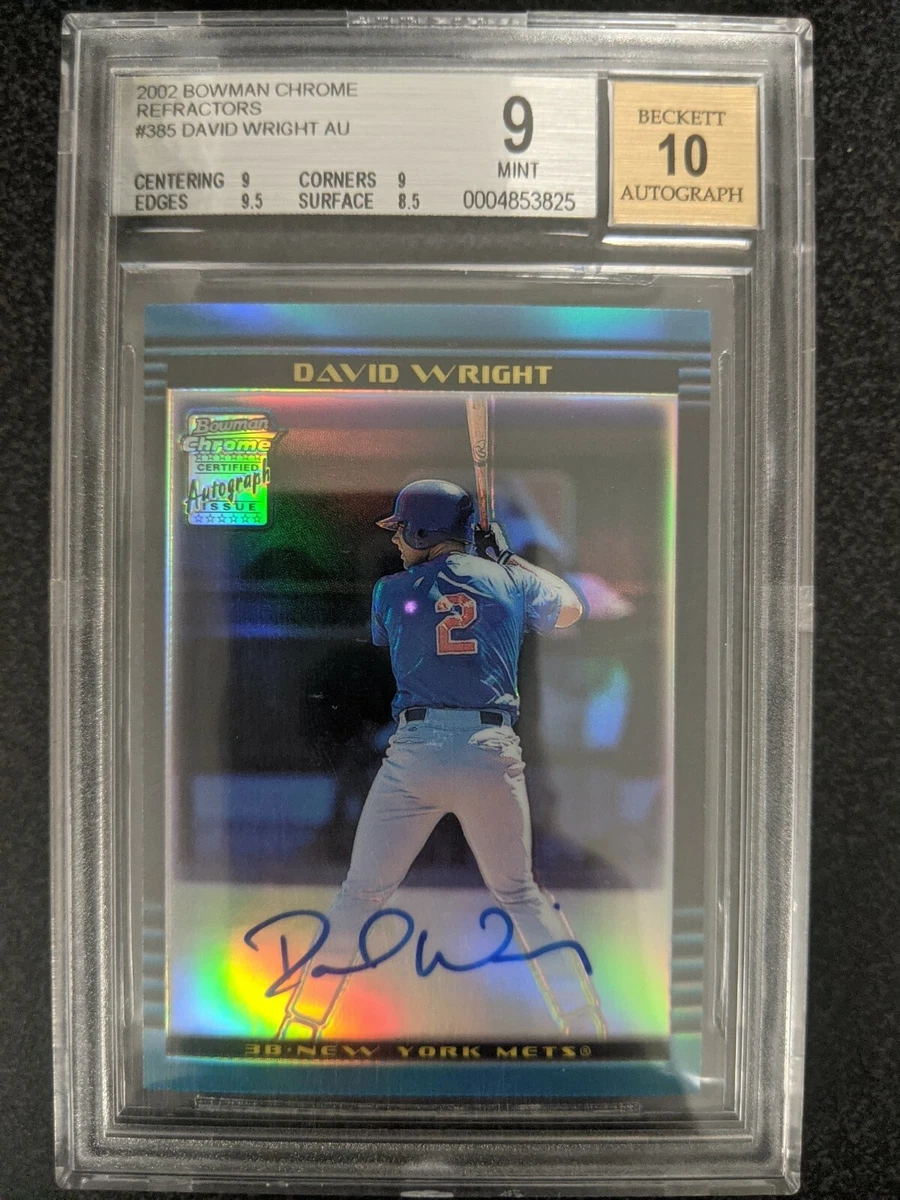 2002 Bowman Chrome - David Wright #385 for sale | eBay