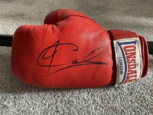 Joe Calzaghe Handsignierter Boxhandschuh. Original Autogramm. Weltmeister