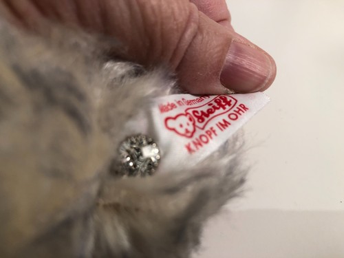 Steiff FLURRIE THE SWAROVSKI TEDDY BEAR 2008 w/ Crystal Ornament & Box & COA - Picture 4 of 10